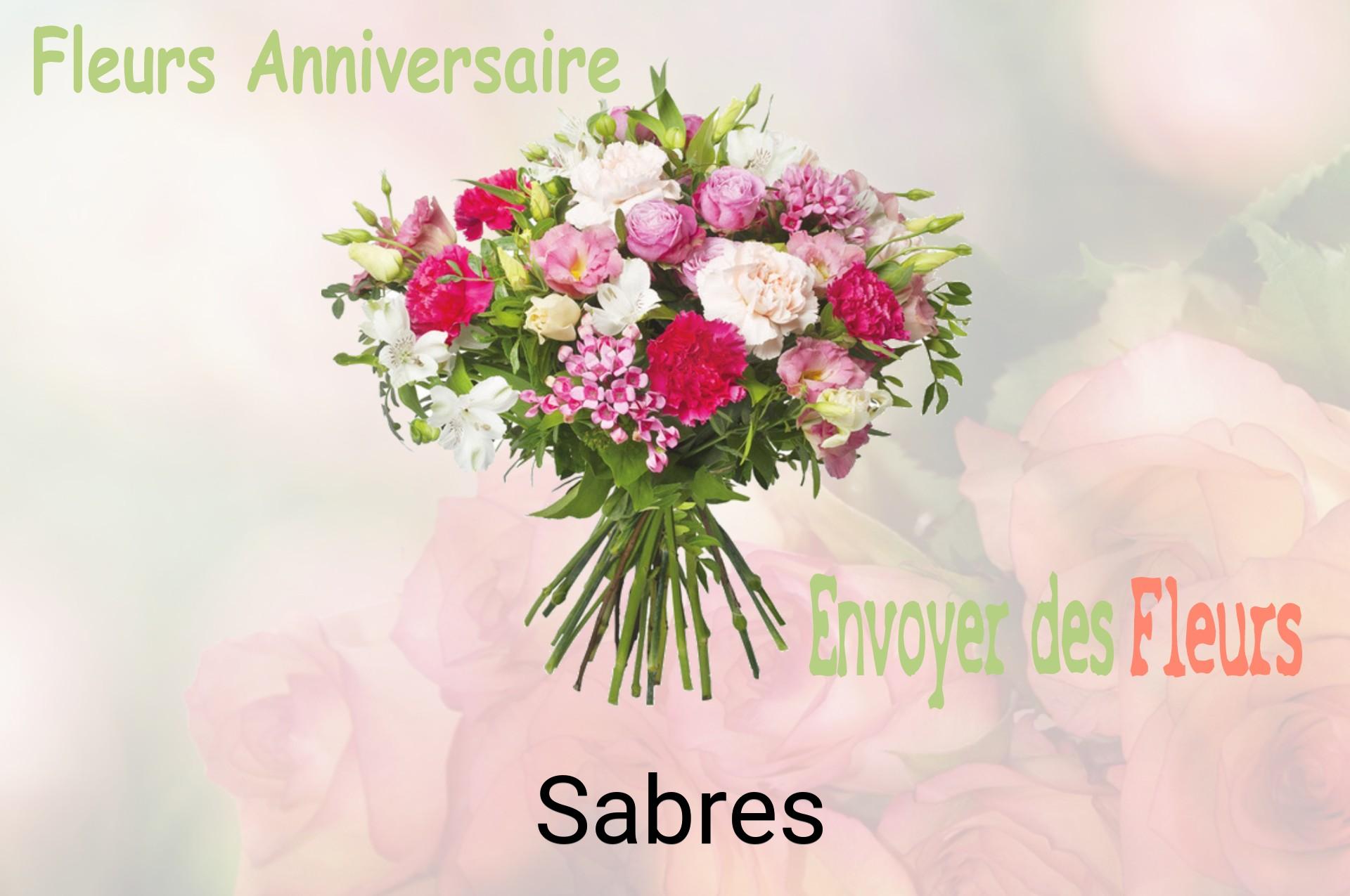 Bouquet de fleurs d’anniversaire livré à Sabres